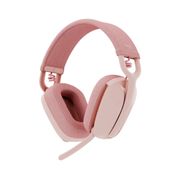 Headset Sem Fio Logitech Zone Vibe 100 Bluetooth Rosa - 981-001223