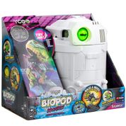 Boneco dinossauro Articulado Biopod In Motion Branco Fun