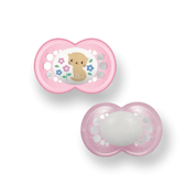CHUPETA MAM 6 MESES FASE 2 BICO SILICONE SKINSOFT EMBALAGEM DUPLA Cor:Gato - Rosa Básica