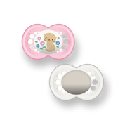 CHUPETA MAM 6 MESES FASE 2 BICO SILICONE SKINSOFT EMBALAGEM DUPLA Cor:Gato - Neutra Básica