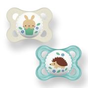 CHUPETA MAM 0-6 MESES FASE 1 BICO SILICONE SKINSOFT EMBALAGEM DUPLA Cor:Coelho - Porco Espinho