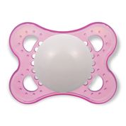 CHUPETA MAM 0-6 MESES TAMANHO 1 BICO SILICONE SKINSOFT EMBALAGEM UNITÁRIA Cor:Rosa