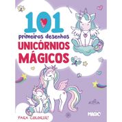 LIVRO INFANTIL COLORIR 101 DESENHOS DE UNICORNIO