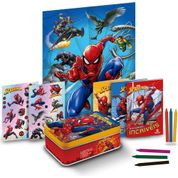 LIVRO INFANTIL COLORIR HOMEM ARANHA LATA DIVERTIDA