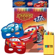 LIVRO INFANTIL COLORIR SUPER KIT CARROS C/GIZ