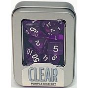 Kit de Dados - Clear - Purple