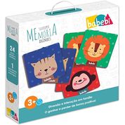 JOGO SUPER MEMÓRIA ANIMAIS - BABEBI