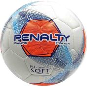 Bola de Futebol Campo Penalty Player Bc C/C VIII - Branco+Marinho