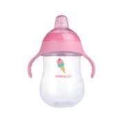 Copo de Treinamento 360ml Infantil Com Alça Transição Menina Feminino Anti vazamento Criança Rosa