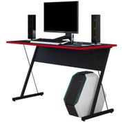 Mesa Para Computador Notebook Gamer 120cm Sigma Z F02 Preto/Vermelho - Mpozenato