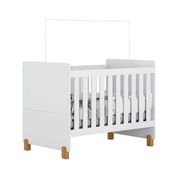 Berço Mini Cama Certificado Pelo Inmetro Melody M08 Branco Acetinado  - Mpozenato