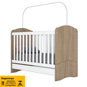 Berco Mini Cama 3 Em 1 I02 Rustico Branco Henn