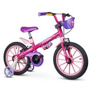 Bicicleta - Aro 16 - Top Girls - Nathor - Rosa