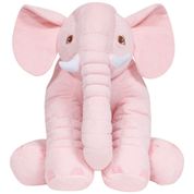Almofada Pelúcia Travesseiro Elefante Gigante Bebê - Buba