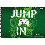 Caderno Desenho Espiral Xbox One 1 Matéria 80 Folhas Xbox Jandaia