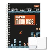 Caderno Super Mario 200fls Nintendo Foroni