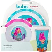 Kit Refeições Aventuras Prato Bowl Copo Buba