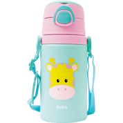 Garrafinha De Alumínio Animal Fun Squeeze Infantil Buba Baby