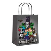 10 Sacolas Minecraft Lembrancinha Festa De Aniversário