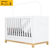 Berco Mini Cama 3 Em 1 MDF I21 Branco HP Henn