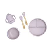 Kit Alimentação do Bebê em Silicone c/ 5 peças - Freso Baby