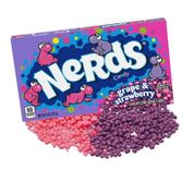 Balas Nerds Uva e Morango 141g