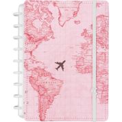 CADERNO INTELIGENTE MEDIO BY GOCASE MAPA MUNDI 80F