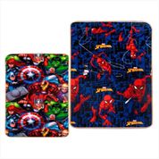 Tapete Infantil Dupla Face Recreio Homem Aranha E Vingadores Colchonete Tatame Marvel Az/Cd