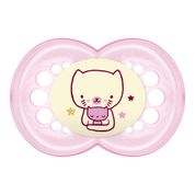 Chupeta Mam Original Night 6+ Meses - Embalagem Dupla Rosa
