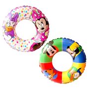 Kit 2 Boias Circular Inflável Infantil 56Cm Mickey e Minnie