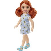 Mini Boneca Barbie Chelsea - Ruiva Vestido Abelhas - Mattel DWJ33/HGT04