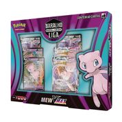 Box Pokémon Baralho Batalha de Liga Mew Vmax 60 Cartas - Copag