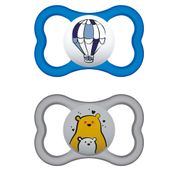 Chupeta MAM Supreme 16+ meses Silicone Embalagem Dupla Azul