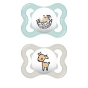 Chupeta MAM Supreme 0-6meses Silicone Embalagem Dupla Neutra