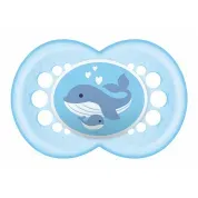 Chupeta MAM Original 6+ Silicone Embalagem Dupla Menino