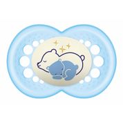 Chupeta MAM Original Night 6m+ Brilha no Escuro Menino Unit