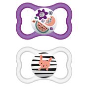Chupeta MAM Supreme 16+ meses Silicone Embalagem Dupla Rosa