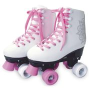 Patins Clássico 4 Rodas - Tamanho 31 a 32 - Fun - Branco