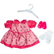 KIT ROUPA BONECA PARA REBORN 46/56CM - 5 ITENS - VESTIDO CUPCAKE - CASINHA 4