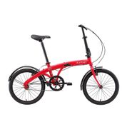 Bicicleta Dobrável Bel Durban Eco Aro 20" com 1 Marcha Vermelho