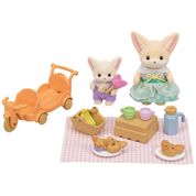 Sylvanian Families - Conjunto Piquenique Ensolarado - Irmã e Bebê Raposa - Epoch