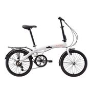 Bicicleta Dobrável Nautika ECO+ ARO 20" com 6 Marchas Branco