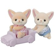 Sylvanian Families - Conjunto Gêmeos Raposas do Deserto - Rocco e Tara - Epoch