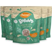 5X Bolinha de Doce de Leite Flormel Zero Açúcar e Zero Lactose 60g