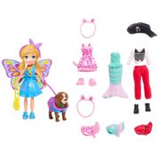 Kit Cachorro Fantasias Combinadas Polly - Mattel GDM15