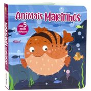 Livro Leia, Encaixe E Brinque - Animais Marinhos