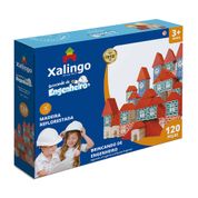 Jogo Brincando de Engenheiro - 120 Peças - Xalingo - Azul