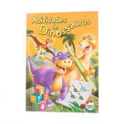 Livro Atividades de Dinossauros: Vol.1 (Alaranjado)