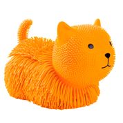 Gatinho Miau Mania Flofys Anti-Stress - Laranja - Dm Toys