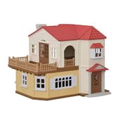 Sylvanian Families - Casa Telhado Vermelho com Luzes